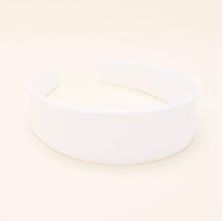 40mm Wide D Profile Plastic Aliceband - Uncovered